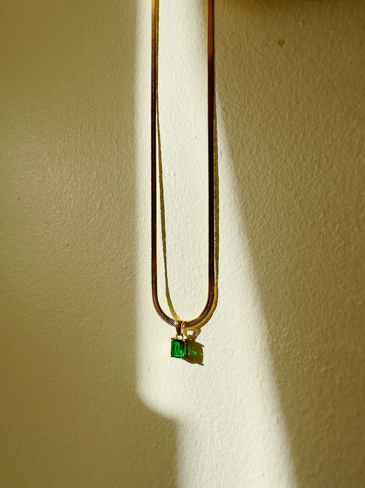 Green Stone Necklace