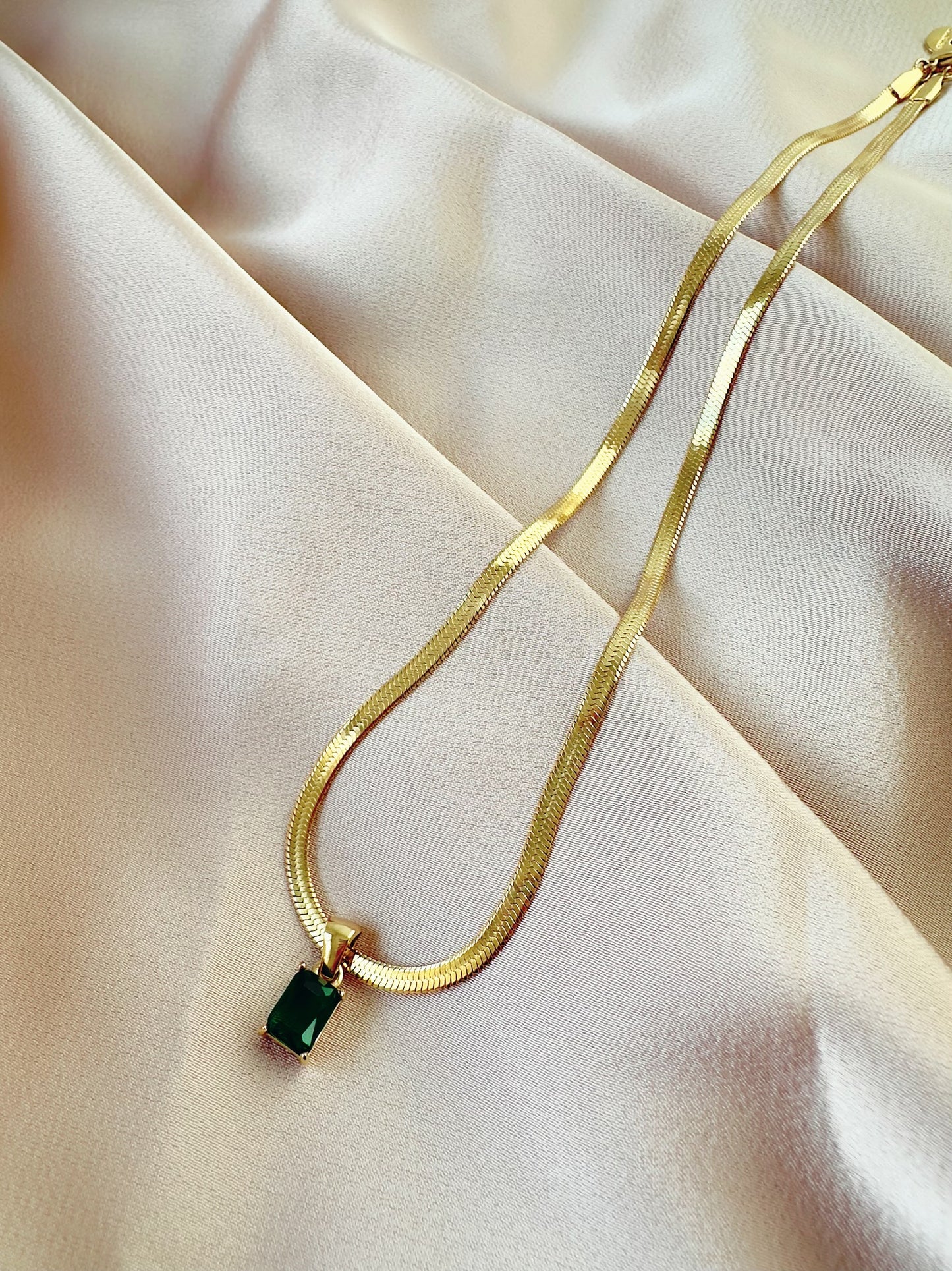 Green Stone Necklace