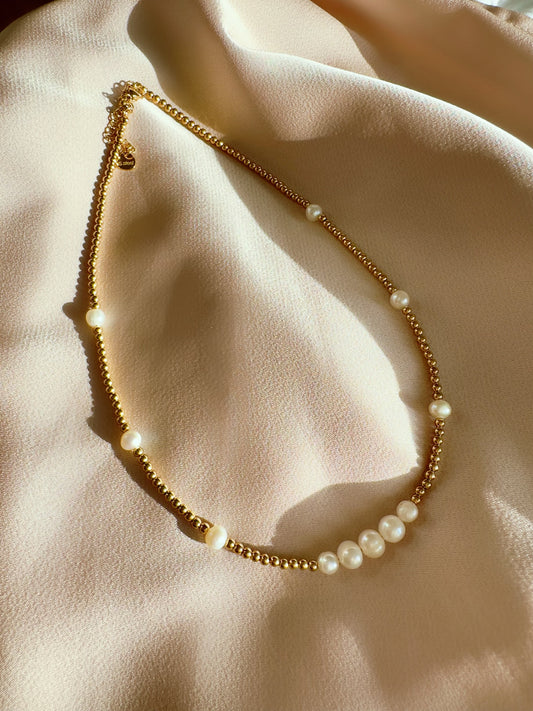 Beads & Pearls Necklace